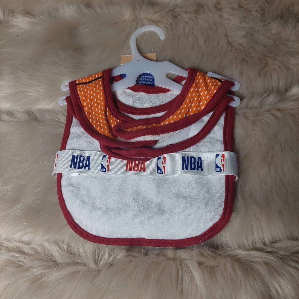 Infant Miami Heat Baby Bibs